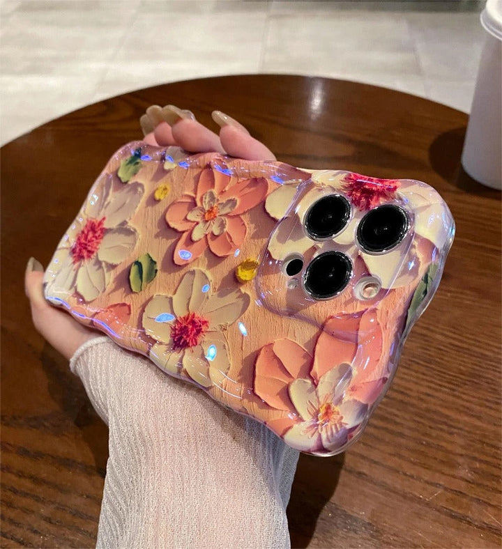 Floral Glam Laser Petals Soft Case