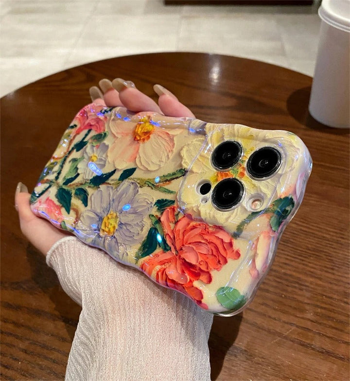 Floral Glam Laser Petals Soft Case