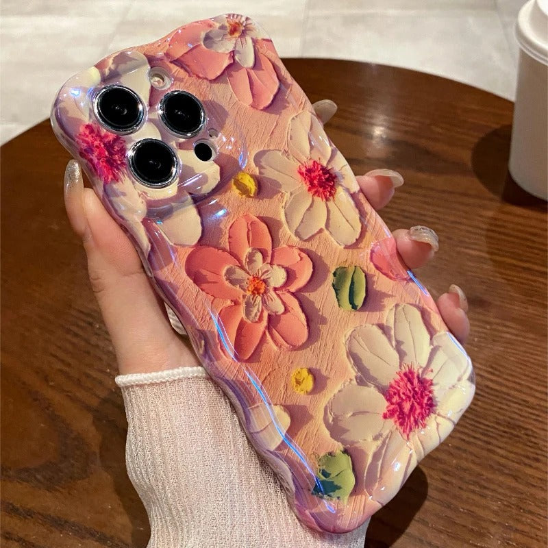 Floral Glam Laser Petals Soft Case