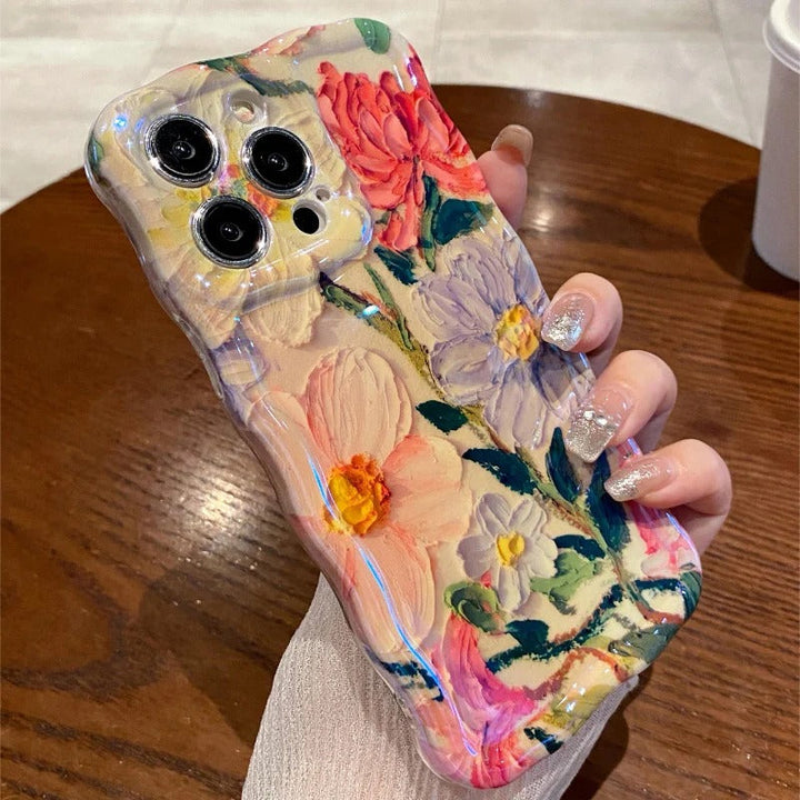 Floral Glam Laser Petals Soft Case