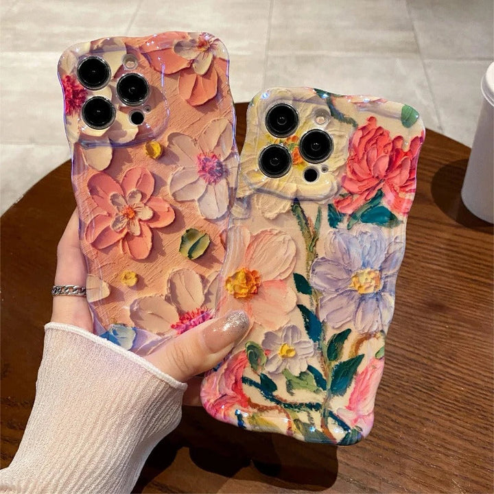 Floral Glam Laser Petals Soft Case