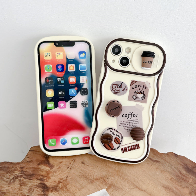 3D Cafe Vibes Sliding Lens Case