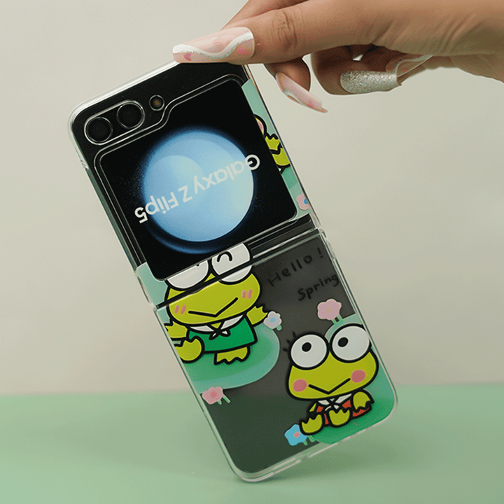 Bright Cute Frog Design Case - Samsung