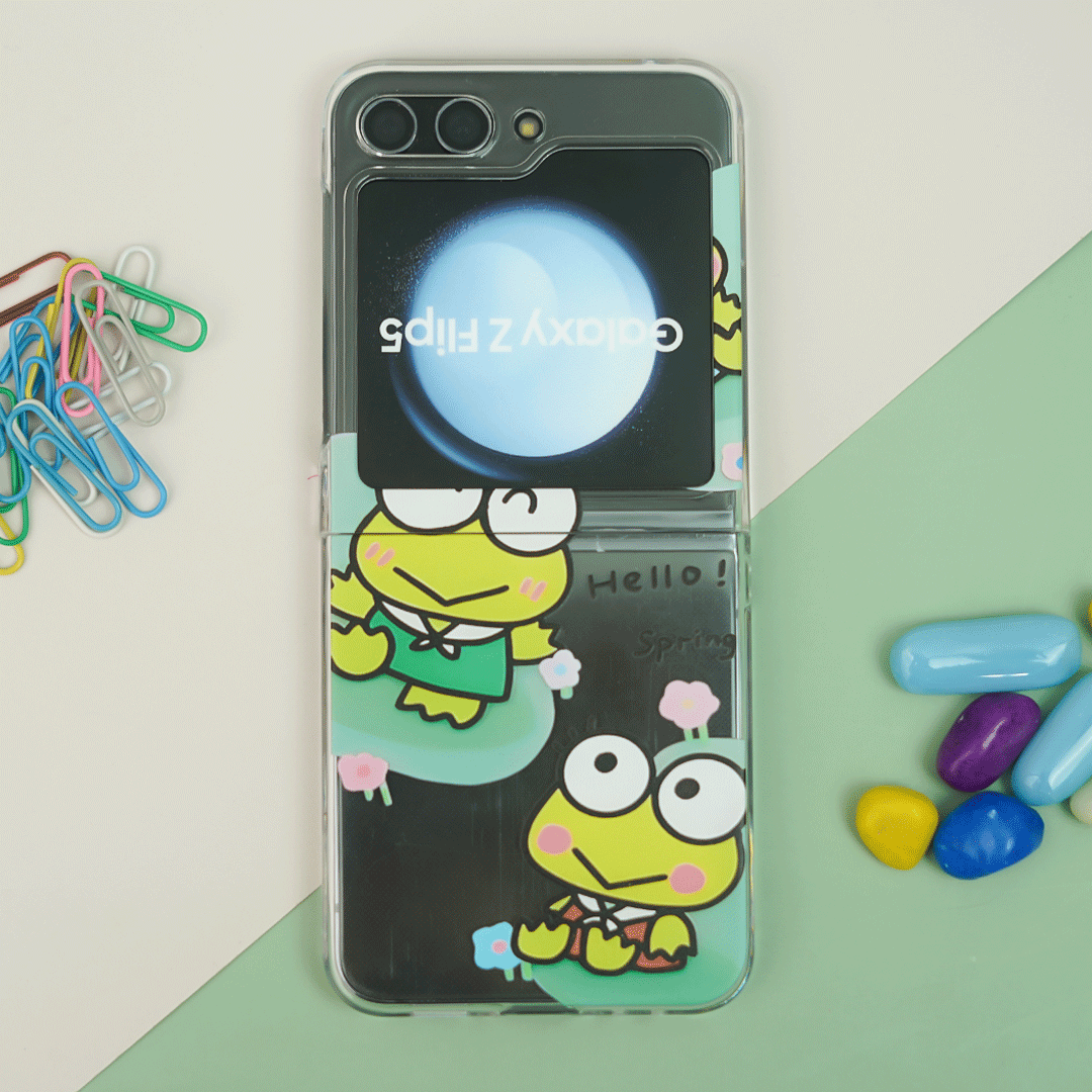 Bright Cute Frog Design Case - Samsung