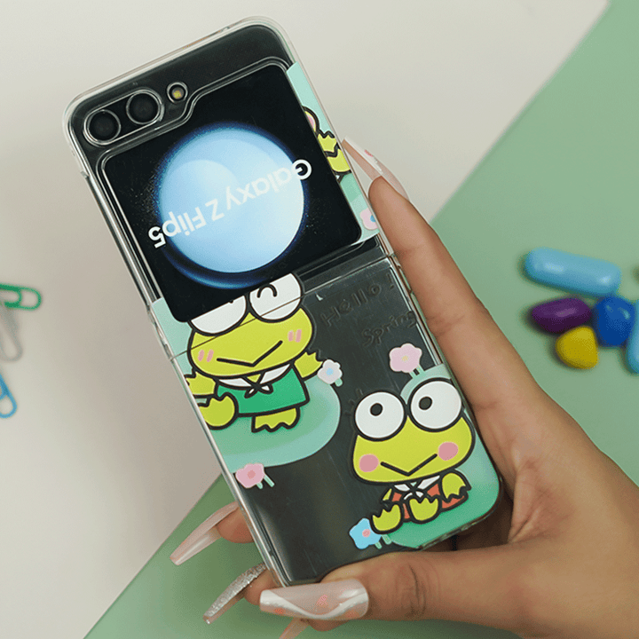 Bright Cute Frog Design Case - Samsung