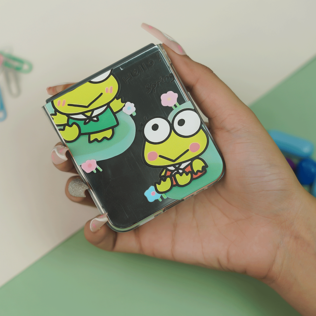 Bright Cute Frog Design Case - Samsung