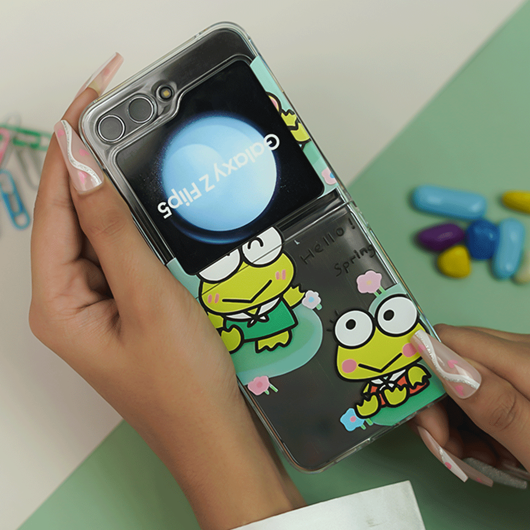 Bright Cute Frog Design Case - Samsung