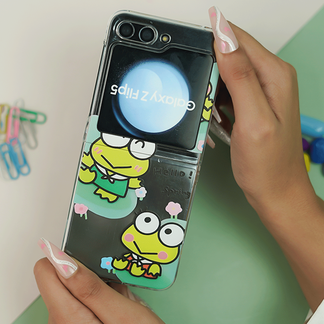 Bright Cute Frog Design Case - Samsung