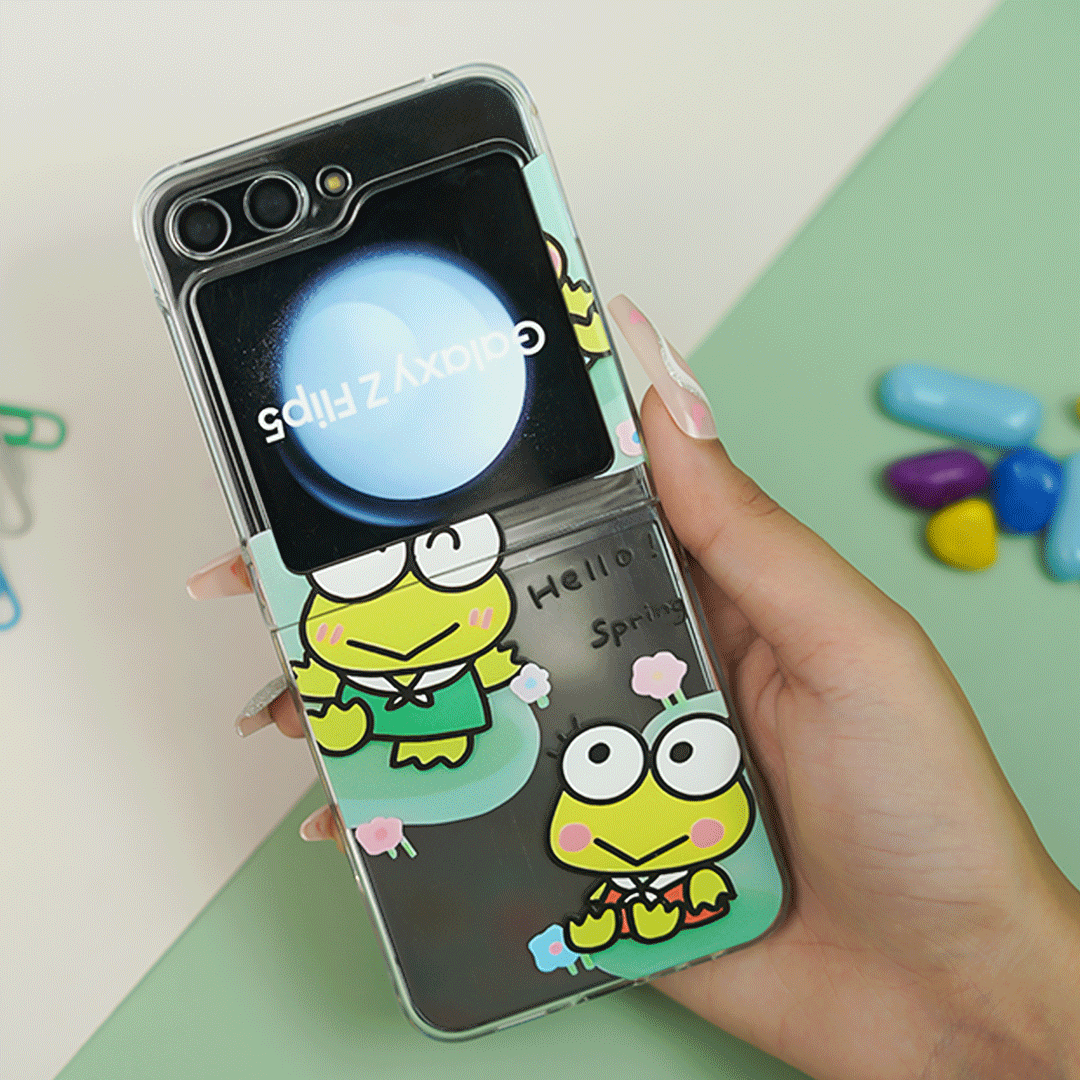 Bright Cute Frog Design Case - Samsung