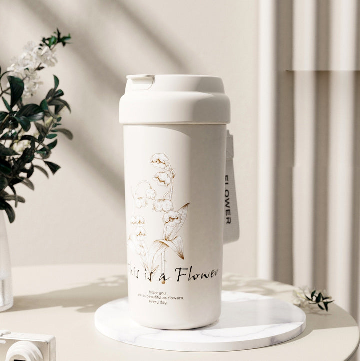 Delicate Tranquil Lily Tumbler