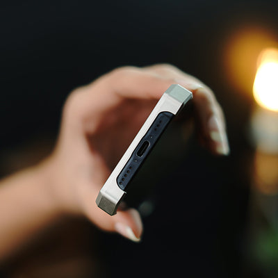 Ultimate Slim Frameless Metal Stand Case - iPhone