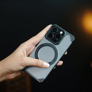 Ultimate Slim Frameless Metal Stand Case - iPhone