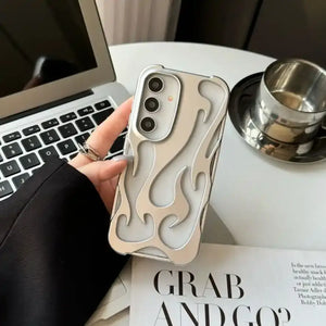 Hollow Flame Design Heat Dissipation Case - Samsung