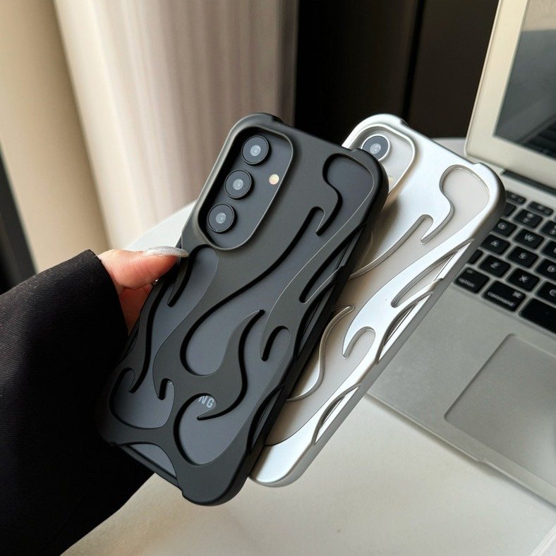 Hollow Flame Design Heat Dissipation Case - Samsung