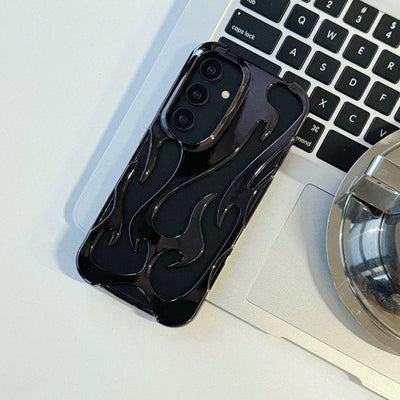 Hollow Flame Design Heat Dissipation Case - Samsung