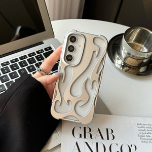 Hollow Flame Design Heat Dissipation Case - Samsung