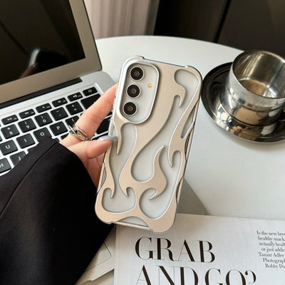 Hollow Flame Design Heat Dissipation Case - Samsung