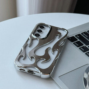 Hollow Flame Design Heat Dissipation Case - Samsung