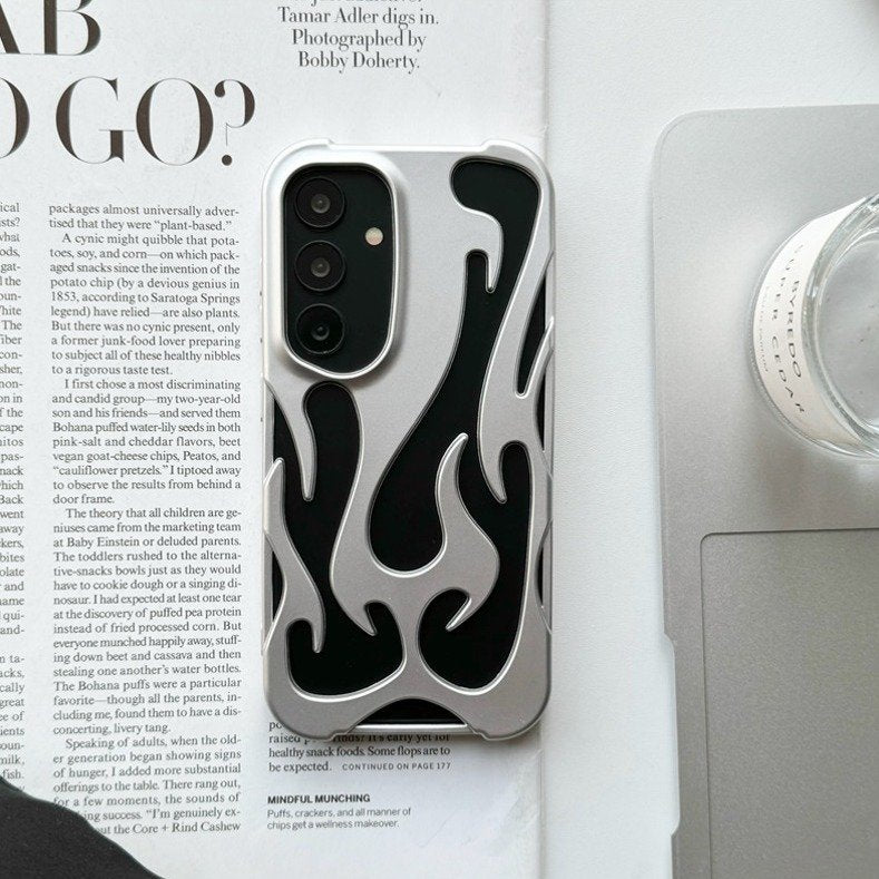 Hollow Flame Design Heat Dissipation Case - Samsung