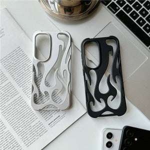 Hollow Flame Design Heat Dissipation Case - Samsung