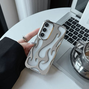 Hollow Flame Design Heat Dissipation Case - Samsung