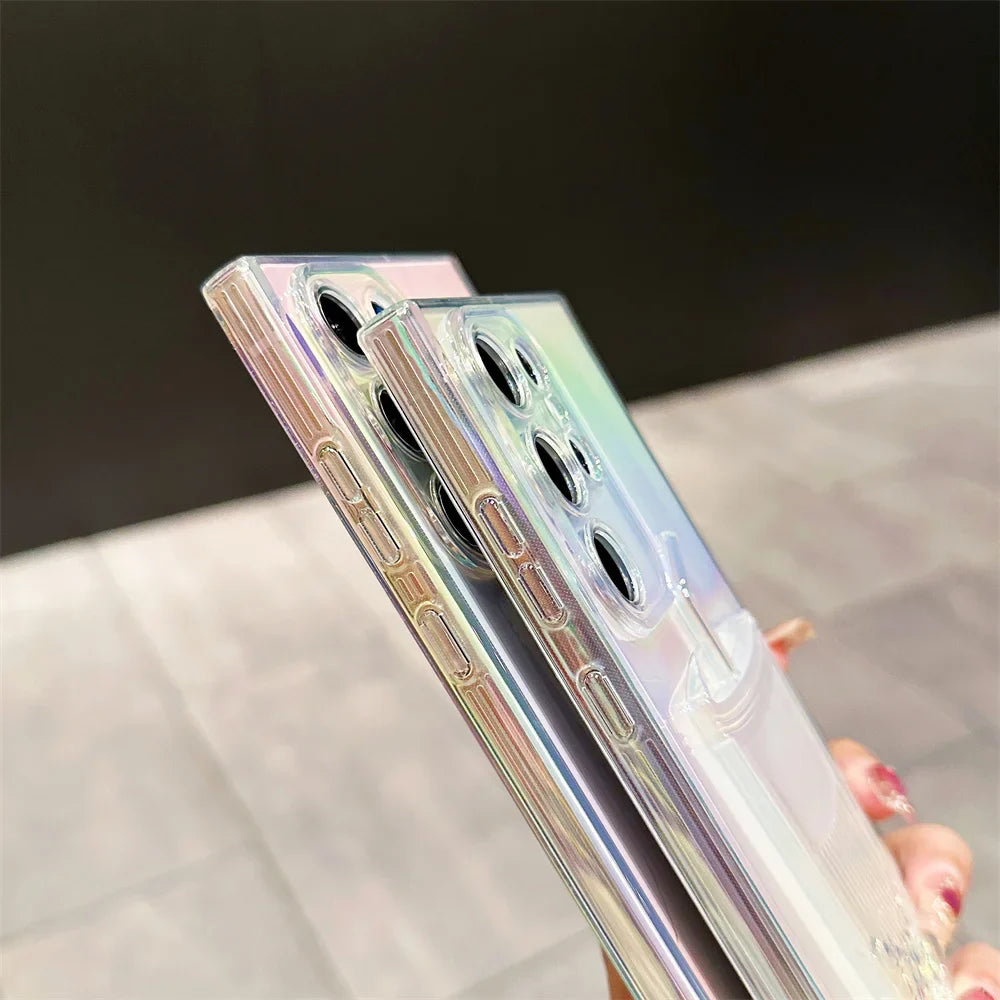 Chic Gradient Glittery Cup Case - Samsung