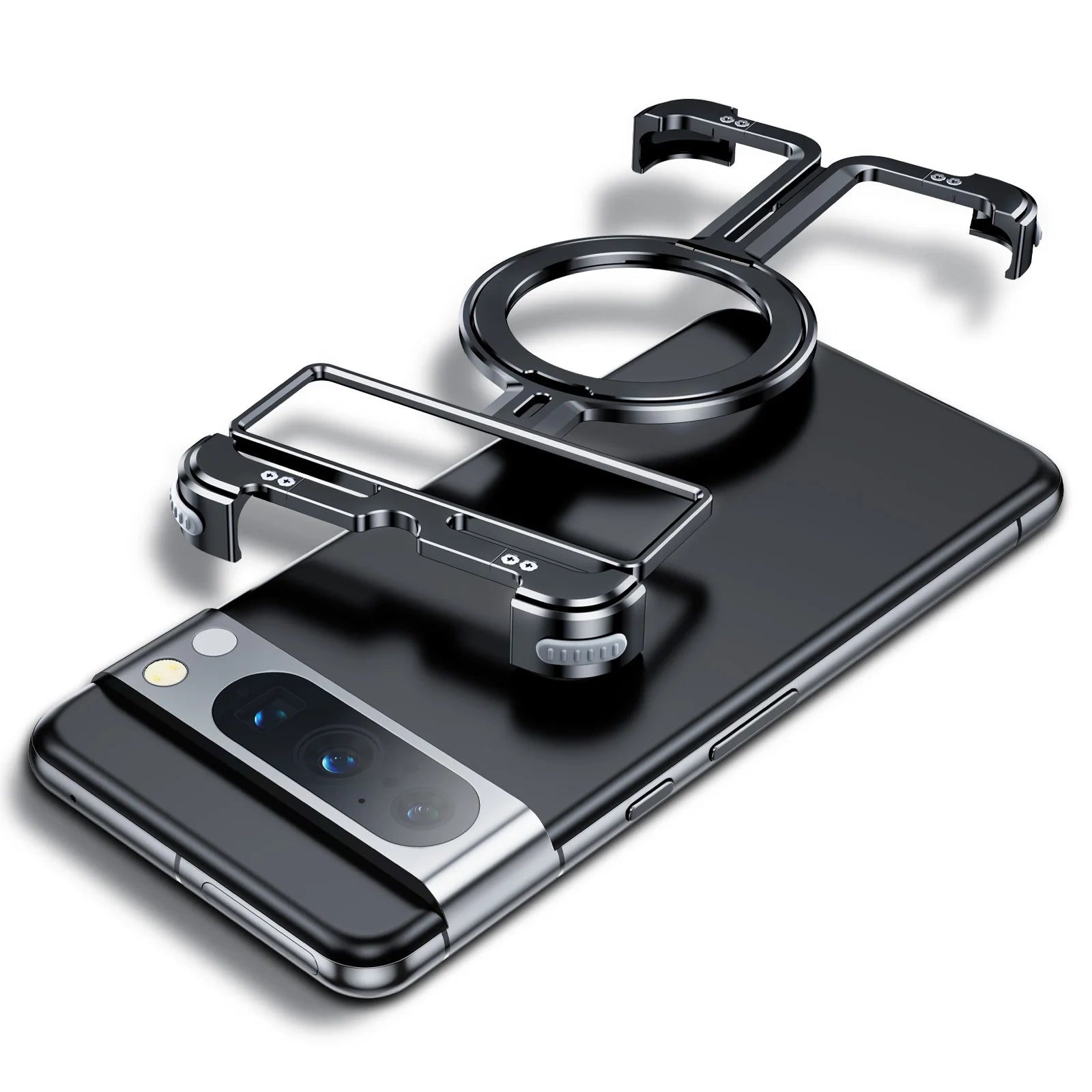Pixel 8 Series Pivot Guard Magnetic Ring Stand Case