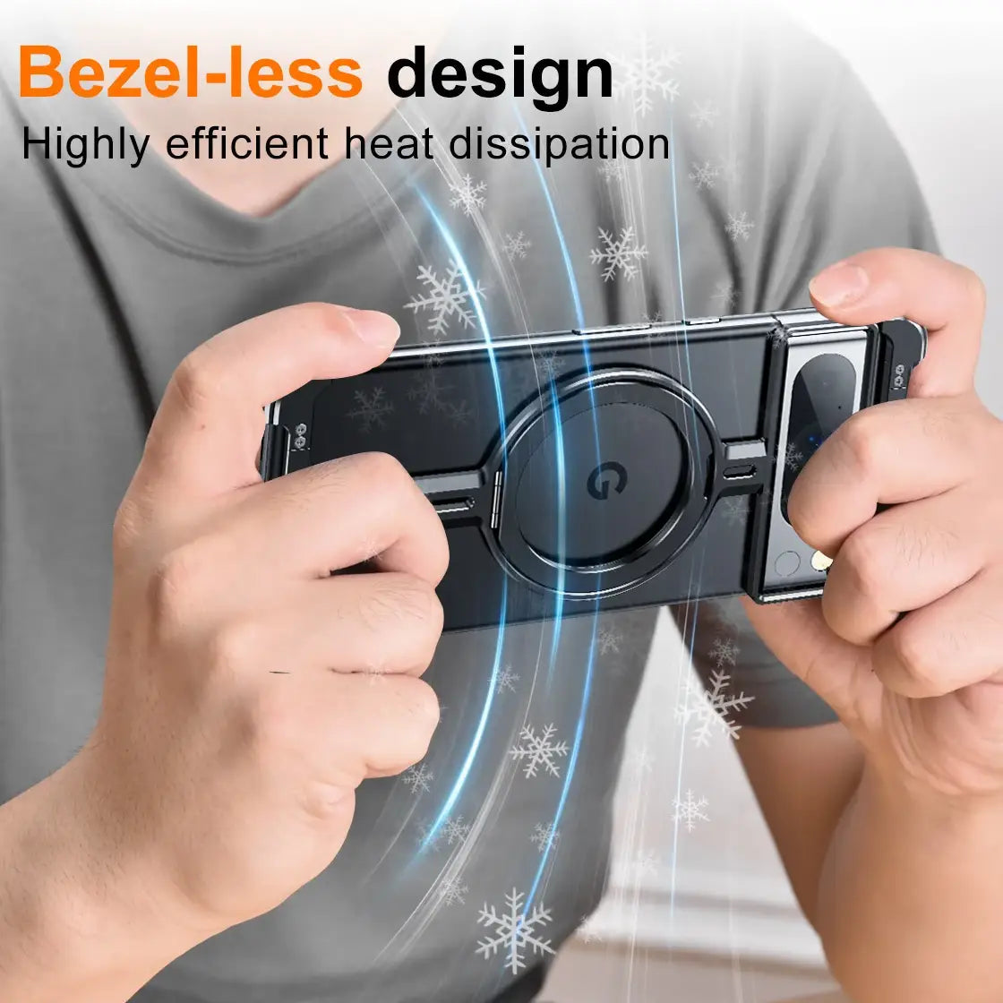 Pixel 8 Series Pivot Guard Magnetic Ring Stand Case