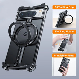 Pixel 7 Series Pivot Guard Magnetic Ring Stand Case