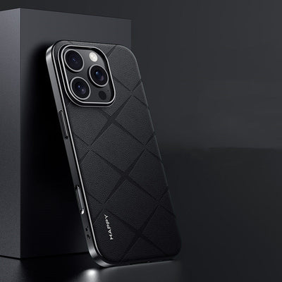 iPhone 16 Series Classy High-End Leather Business Case