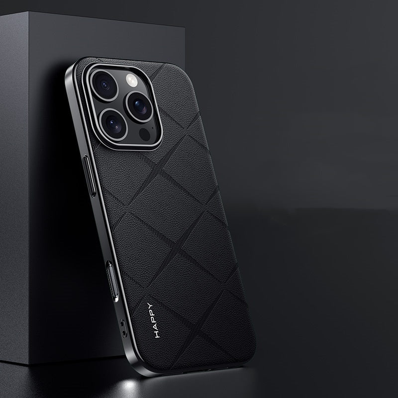 iPhone 16 Series Classy High-End Leather Business Case