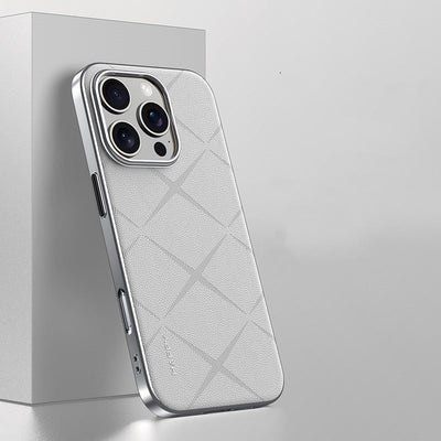 iPhone 16 Series Classy High-End Leather Business Case