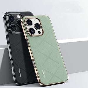 iPhone 16 Series Classy High-End Leather Business Case