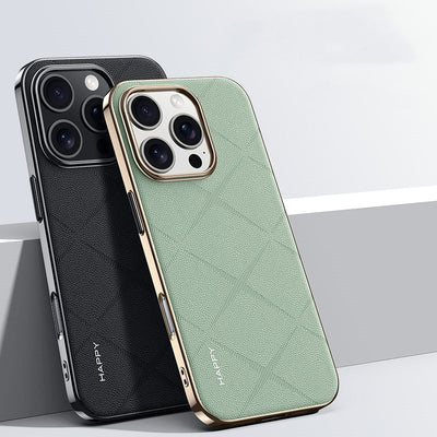 iPhone 16 Series Classy High-End Leather Business Case
