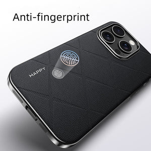 iPhone 16 Series Classy High-End Leather Business Case