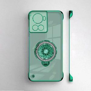 Crystal Clear Borderless Swivel Stand Case - OnePlus