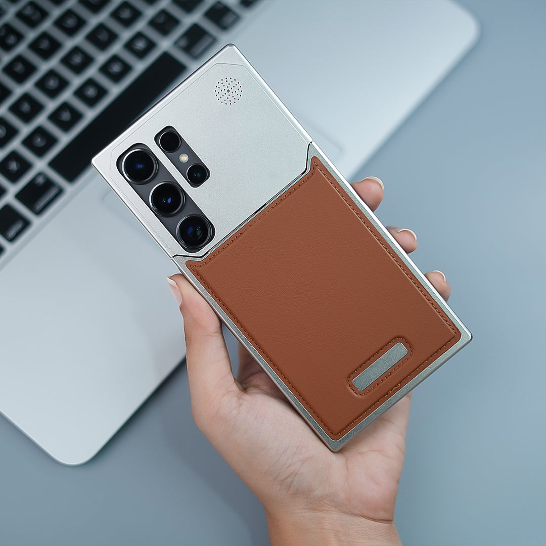 Aero Flex Premium Metallic Leather Case - Samsung