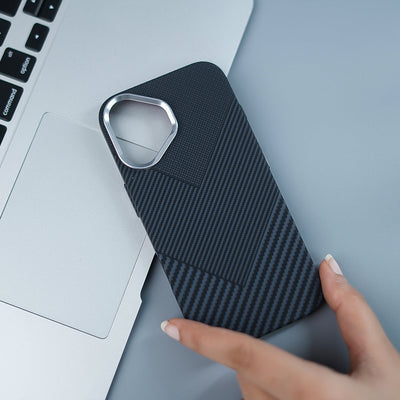 iPhone 16 Series Rugged Elite Carbon Fiber Armor Case