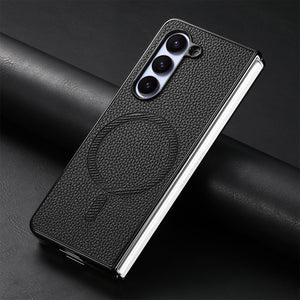 Galaxy Z Fold Series Premium Magnetic Leather Case