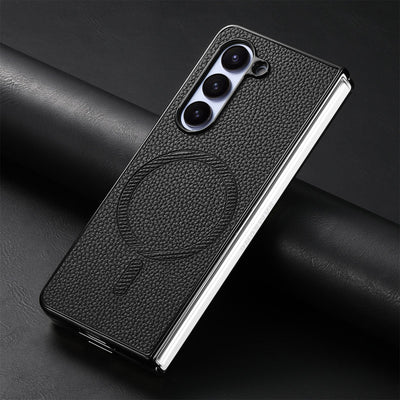 Galaxy Z Fold Series Premium Magnetic Leather Case