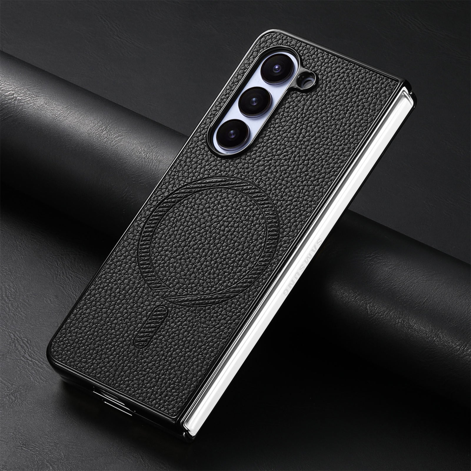 Galaxy Z Fold Series Premium Magnetic Leather Case