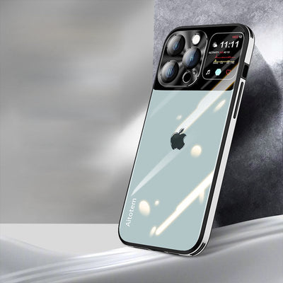 Sleek Glossy Armor Window Glass Case - iPhone