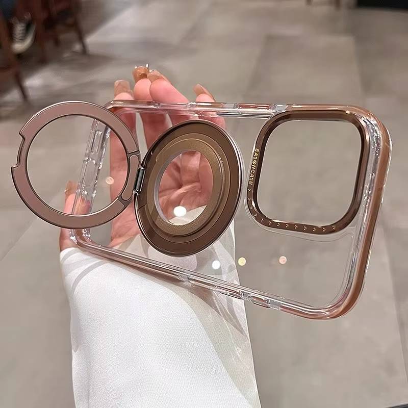 Eason Tora Clear Ring Stand Case - iPhone