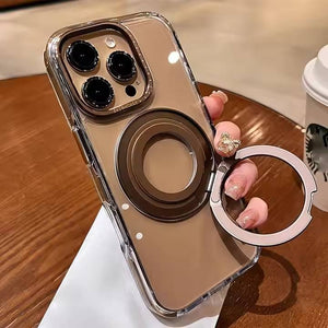 Eason Tora Clear Ring Stand Case - iPhone