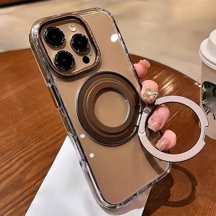 Eason Tora Clear Ring Stand Case - iPhone