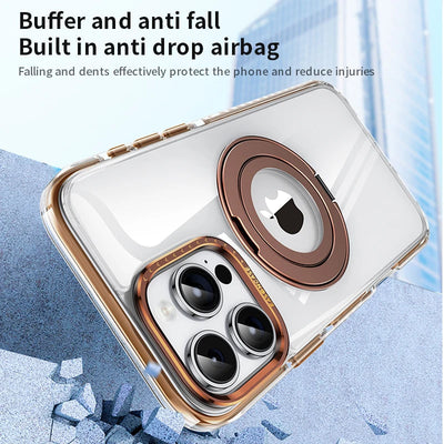 Eason Tora Clear Ring Stand Case - iPhone