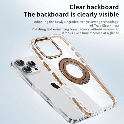 Eason Tora Clear Ring Stand Case - iPhone