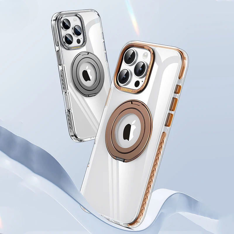 Eason Tora Clear Ring Stand Case - iPhone