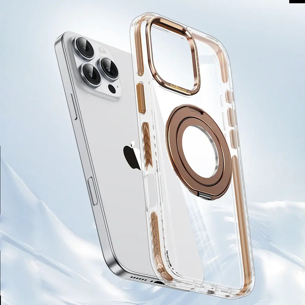 Eason Tora Clear Ring Stand Case - iPhone