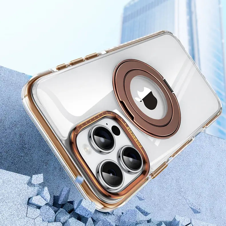 Eason Tora Clear Ring Stand Case - iPhone